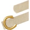 imageFloerns Womens Leather Belt for Jeans Dress Wide Belt Buckle Ladies BeltGold
