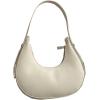 imageFloerns Womens PU Leather Shoulder Bag Clutch Purse Mini Hobo HandbagWhite