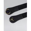 imageFloerns Womens Wide Waist Belt for Dress Ladies Elastic Belt Interlock BuckleBlack