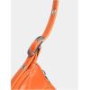 imageFloerns Womens Y2k Gothic Punk Hobo Shoulder Bag PU Leather Clutch HandbagOrange