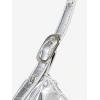 imageFloerns Womens Y2k Gothic Punk Hobo Shoulder Bag PU Leather Clutch HandbagSolid Silver