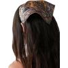 imageFloerns Womens Flower Hair Scarf Head Scarves Kerchief Lightweight BandanaBrown Paisley