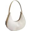 imageFloerns Womens PU Leather Shoulder Bag Clutch Purse Mini Hobo HandbagWhite