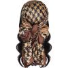 imageFloerns Womens Paisley Print Head Scarves Headband Boho Hair BandanaBrown Houndstooth