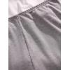 imageFloerns Womens 3 Piece Mid Waist Lettuce Trim Solid Undershorts Safety ShortsBlack Multi