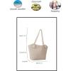 imageFloerns Womens Large Straw Weave Bag Summer Travel Tote Bag Woven Shoulder BagBeige