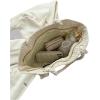 imageFloerns Womens Large Straw Weave Bag Summer Travel Tote Bag Woven Shoulder BagBeige Solid