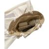 imageFloerns Womens Large Straw Weave Bag Summer Travel Tote Bag Woven Shoulder BagKhaki