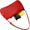 imageFloerns Womens Retro Classic Shoulder Bag Small Tote Handbag Clutch PurseRed