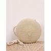 imageFloerns Womens Round Crossbody Purse Bag Beach Summer Straw Shoulder BagBeige
