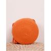 imageFloerns Womens Round Crossbody Purse Bag Beach Summer Straw Shoulder BagBurnt Orange Solid