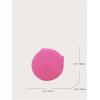 imageFloerns Womens Round Crossbody Purse Bag Beach Summer Straw Shoulder BagHot Pink Solid