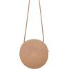 imageFloerns Womens Round Crossbody Purse Bag Beach Summer Straw Shoulder BagKhaki