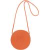 imageFloerns Womens Small Round Straw Crossbody Purse Beach Circle Boho Shoulder BagBurnt Orange