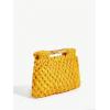 imageFloerns Womens Straw Bag Handle Beach Clutch Purse Hobo HandbagYellow