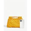 imageFloerns Womens Straw Bag Handle Beach Clutch Purse Hobo HandbagYellow