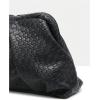 imageFloerns Womens Vintage Leather Ruched Bag Evening Handbag Dumpling Clutch PurseBlack