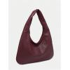 imageFloerns Womens Vintage Leather Tote Shoulder Handbag Top Handle Hobo BagBurgundy Solid