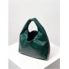 imageFloerns Womens Vintage Leather Tote Shoulder Handbag Top Handle Hobo BagGreen