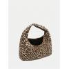 imageFloerns Womens Vintage Leather Tote Shoulder Handbag Top Handle Hobo BagLeopard