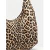imageFloerns Womens Vintage Leather Tote Shoulder Handbag Top Handle Hobo BagLeopard