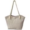 imageFloerns Womens Large Straw Weave Bag Summer Travel Tote Bag Woven Shoulder BagBeige