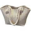 imageFloerns Womens Large Straw Weave Bag Summer Travel Tote Bag Woven Shoulder BagBeige Solid