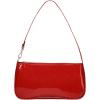 imageFloerns Womens Retro Classic Shoulder Bag Small Tote Handbag Clutch PurseRed