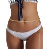 imageFloerns Womens Rhinestone Belt Nightclub Waist Bikini Thin Belt AccessoriesGold
