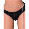 imageFloerns Womens Rhinestone Belt Nightclub Waist Bikini Thin Belt AccessoriesSilver Solid