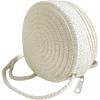imageFloerns Womens Small Round Straw Crossbody Purse Beach Circle Boho Shoulder BagWhite