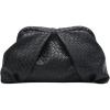 imageFloerns Womens Vintage Leather Ruched Bag Evening Handbag Dumpling Clutch PurseBlack