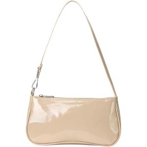 imageFloerns Womens Retro Classic Shoulder Bag Small Tote Handbag Clutch PurseApricot