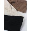 imageFloerns Womens 3 Piece Twist Knotted Boho Headband Hair BandsBlack