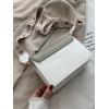 imageFloerns Womens Crossbody Purse Colorblock Pu Leather Flap Shoulder Handbag PurseGreen