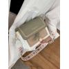 imageFloerns Womens Crossbody Purse Colorblock Pu Leather Flap Shoulder Handbag PurseGreen