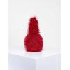 imageFloerns Womens Faux Fur Handbag Clutch Purse Fuzzy Winter Cute Plush Square BagRed