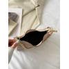 imageFloerns Womens Geo Quilted Purse Pu Leather Tote Handbags with Zipper ClosureKhaki