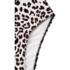 imageFloerns Womens High Waist Leopard Bikini Buckle Front Two Piece Cheetah Swimsuit