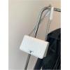 imageFloerns Womens Leather Shoulder Bag Embossed Clutch Purse Square HandbagBeige