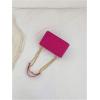 imageFloerns Womens Leather Shoulder Bag Embossed Clutch Purse Square HandbagHot Pink