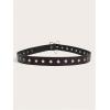 imageFloerns Womens PU Leather Belt Star Pattern Buckle Belt for Jeans DressCoffee