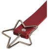 imageFloerns Womens PU Leather Belt Star Pattern Buckle Belt for Jeans DressRed