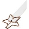 imageFloerns Womens PU Leather Belt Star Pattern Buckle Belt for Jeans DressWhite Star