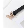 imageFloerns Womens PU Leather Butterfly Pattern Buckle Belt for Jeans DressBlack