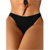 imageFloerns Womens Sleeveless Bandeau Bikini Set Lace Up Front Tube Bathing Suit