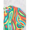 imageFloerns Womens 2 Piece Allover Print Drawstring Side Crop Top Tide Side Tankini Swimsuit