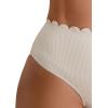 imageFloerns Womens 2 Piece Bikini Sets Scallop Trim High Waisted Bathing Suits