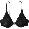 imageFloerns Womens Floral Pattern Underwire Bikini Top Spaghetti Strap Bathing SuitBlack Smock