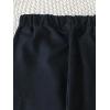 imageFloerns Boys Elastic Waist Street Pants Flap Pocket Side Solid Cargo PantsBlack